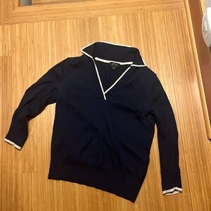 J. crew cropped 100% cashmere polo in size XS